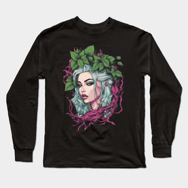 Goth Darkness is the Light Long Sleeve T-Shirt by animegirlnft